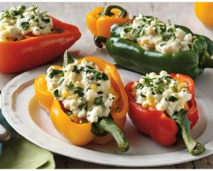 Cottage Cheese Stuffed Peppers