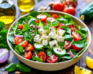 Recipe 2: Mediterranean Valbreso Cheese Salad