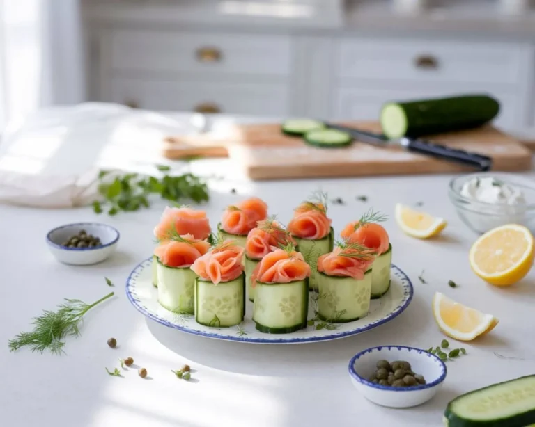 Step-by-Step Guide: Chatelaine Smoked Salmon Roll on Cucumber Recipe for Healthy Appetizers