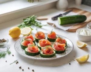 Step-by-Step Guide: Chatelaine Smoked Salmon Roll on Cucumber Recipe for Healthy Appetizers