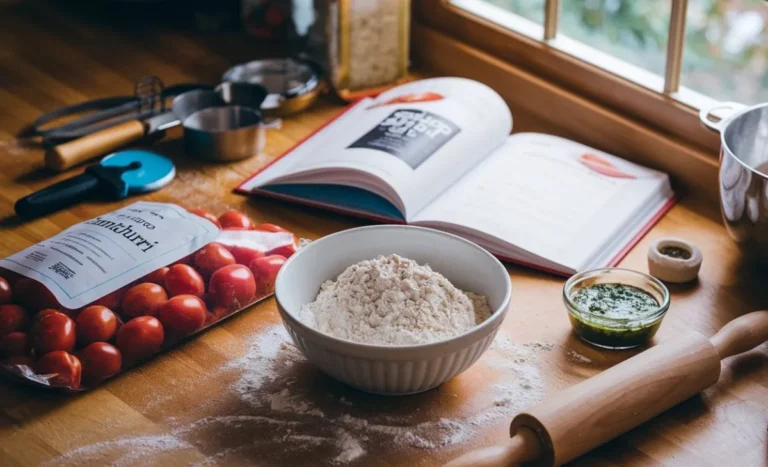 Step-by-Step Guide: Making Pizza Dough with 00 Flour, Whole Tomatoes, and Chimichurri