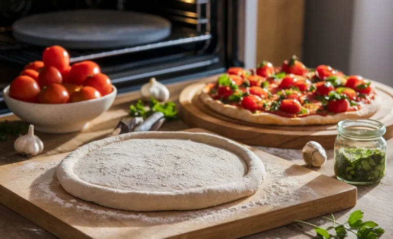 Perfect Pizza Dough Recipe Using 00 Flour, Whole Tomatoes, and Chimichurri: A Flavorful Twist on Classic Pizza