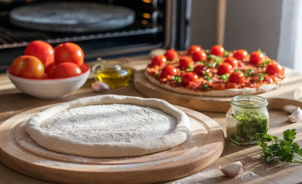 Perfect Pizza Dough Recipe Using 00 Flour, Whole Tomatoes, and Chimichurri: A Flavorful Twist on Classic Pizza