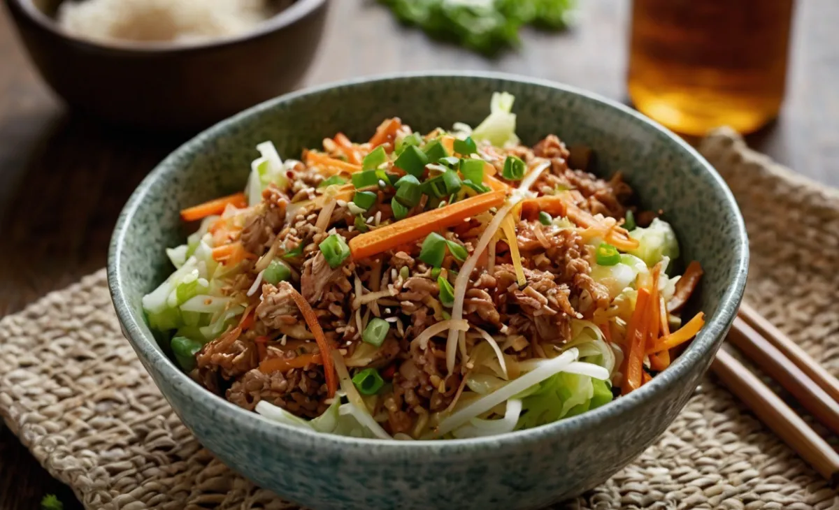 Easy Egg Roll in a Bowl Recipe: A Low-Carb Twist on a Classic Favorite