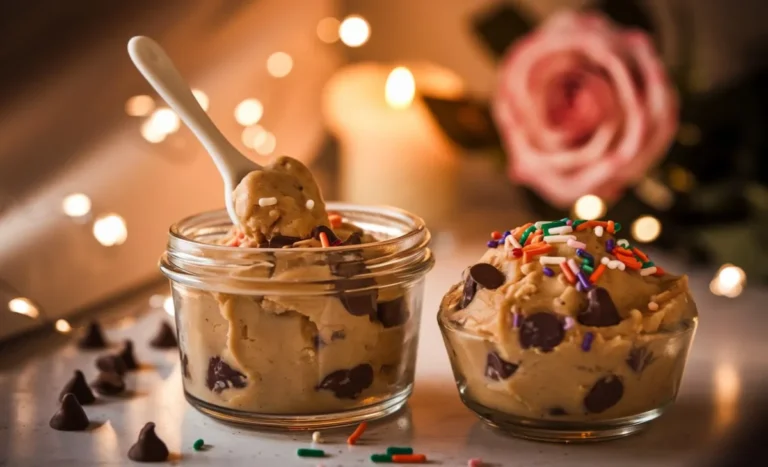 Edible Cookie Dough for 2: The Perfect Dessert for Date Nights or Solo Indulgence