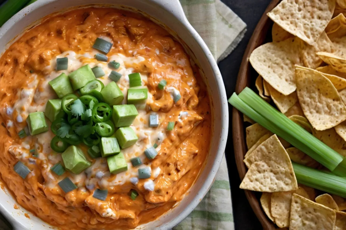 Quick and Easy Buffalo Chicken Dip with Canned Chicken for Game Day