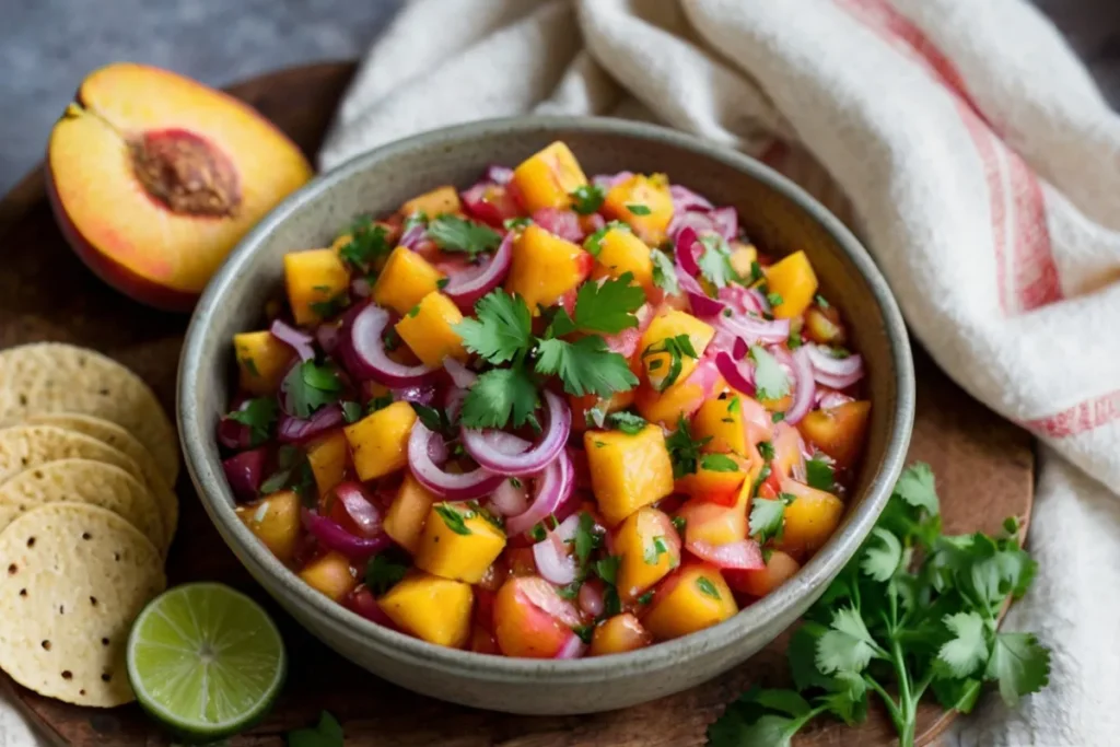 How to Make the Perfect Peach Salsa Dip Recipe for Summer Parties