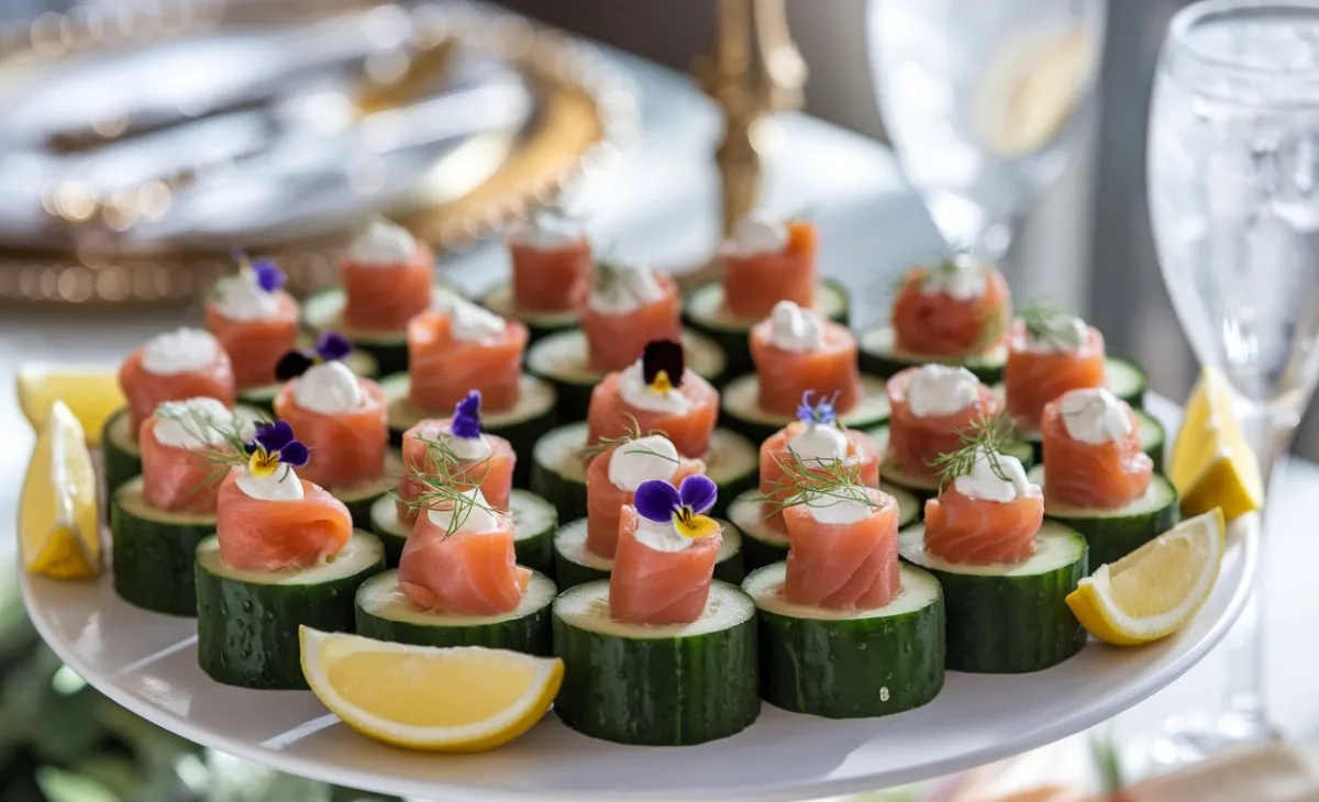 Elevate Your Entertaining with This Chatelaine Smoked Salmon Roll on Cucumber Recipe