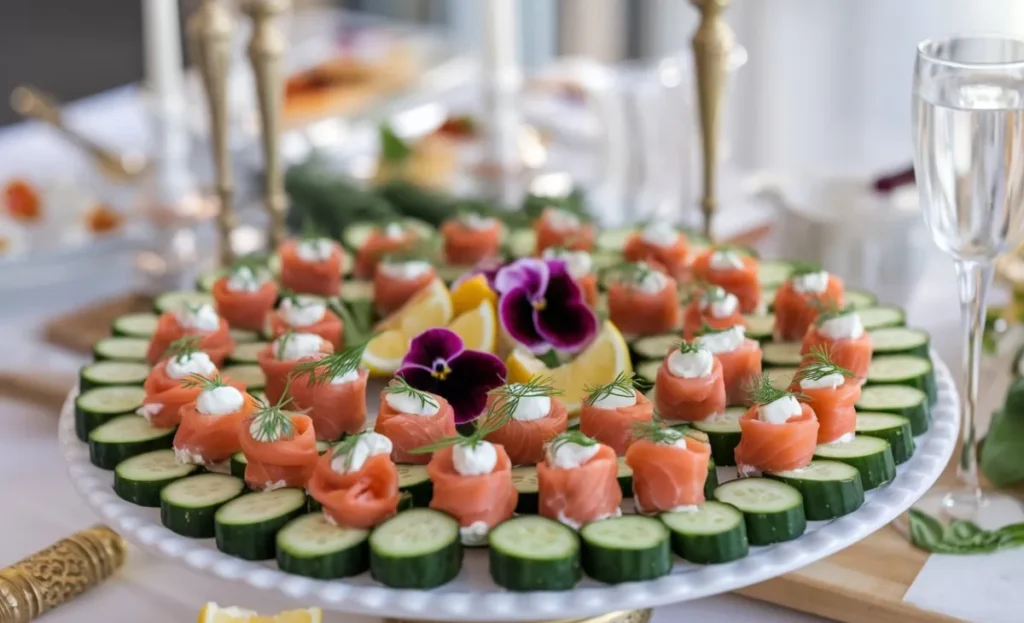 Elevate Your Entertaining with This Chatelaine Smoked Salmon Roll on Cucumber Recipe