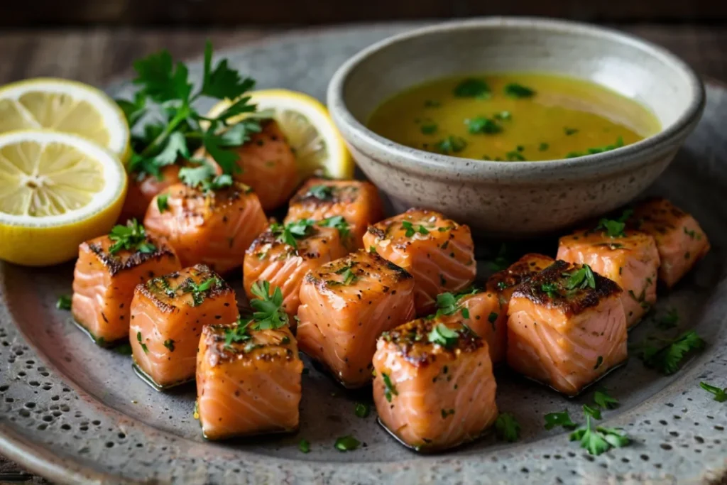 Baked Salmon Bites - The Healthy Maven