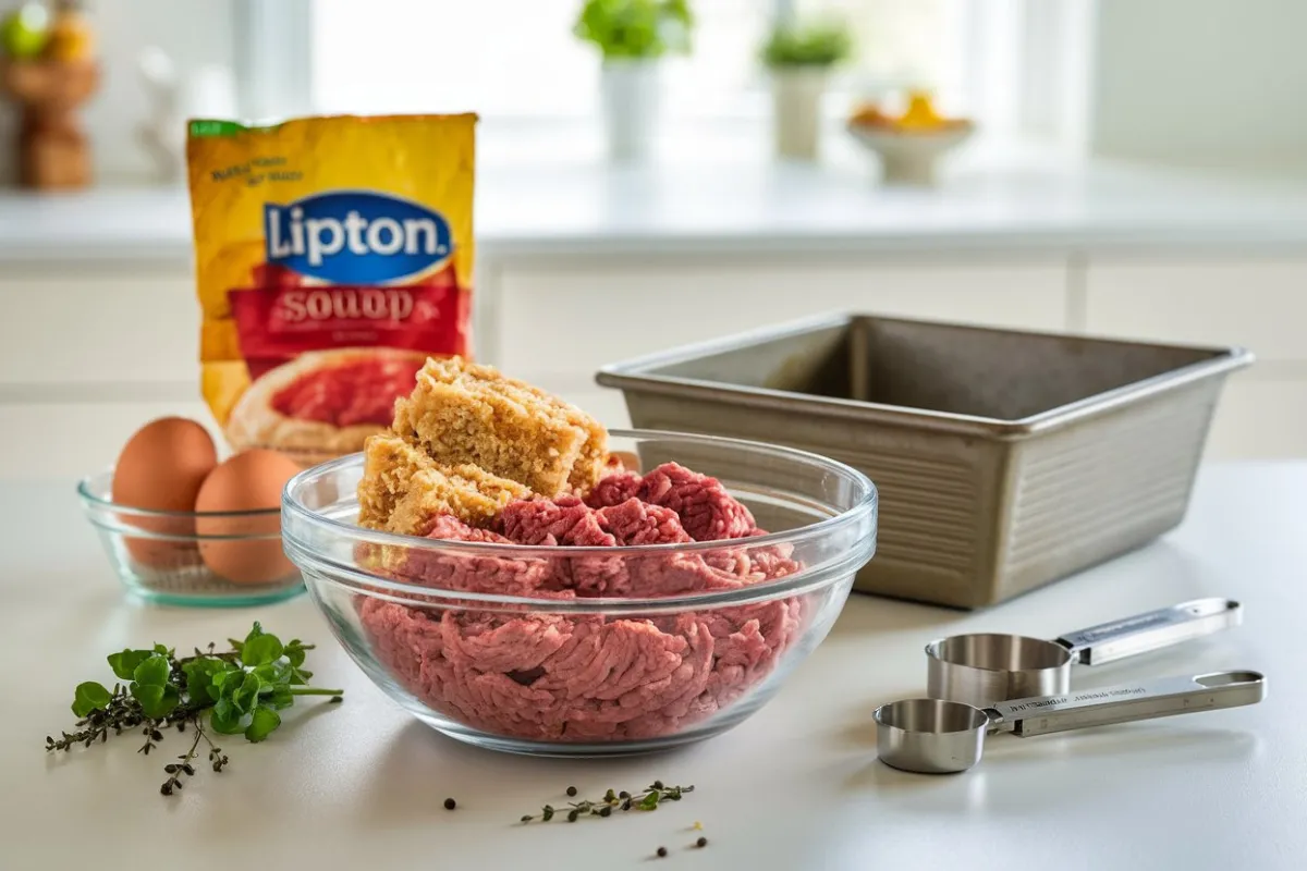 How to Make the Perfect Meatloaf Recipe with Lipton Onion Soup Mix