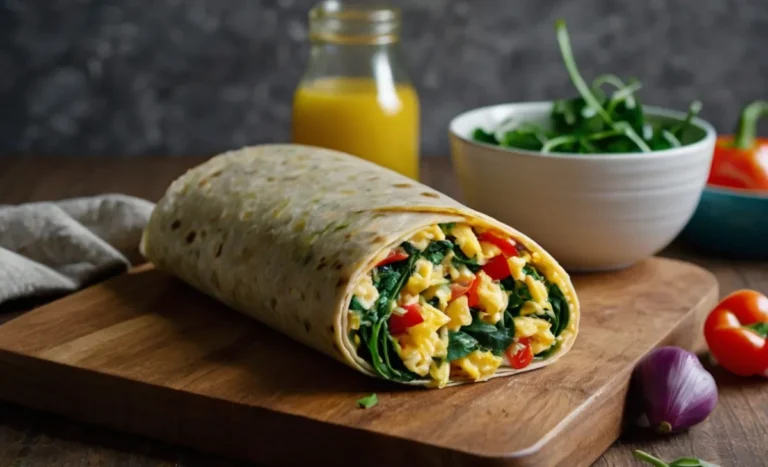 How to Make a Flavorful Vegetable Egg Scramble Recipe Wrap for Busy Mornings