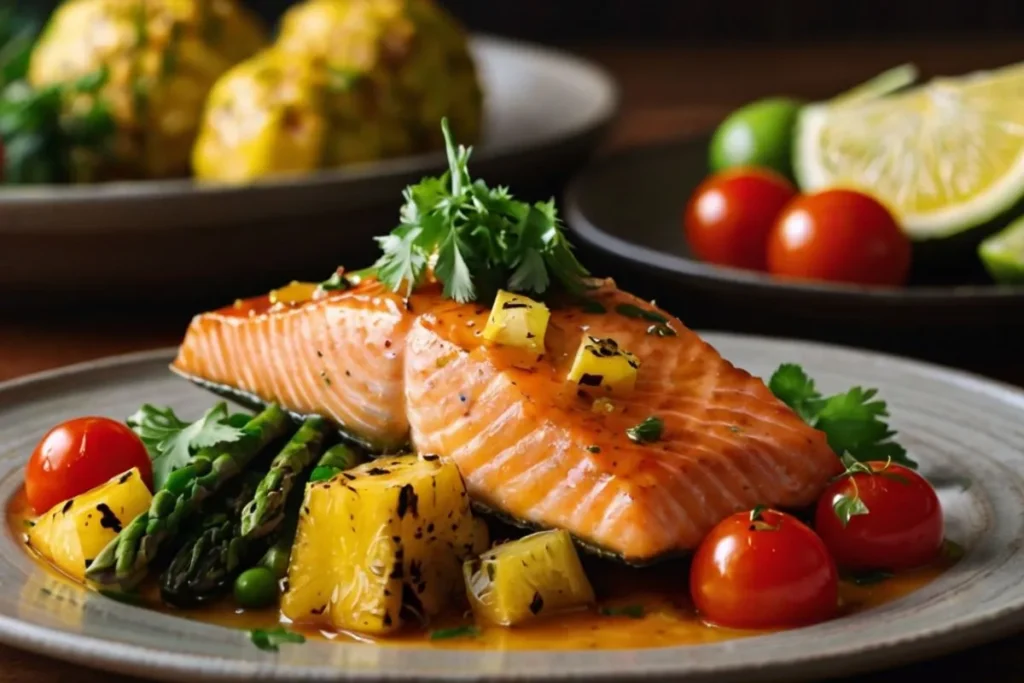 pineapple chili salmon recipe