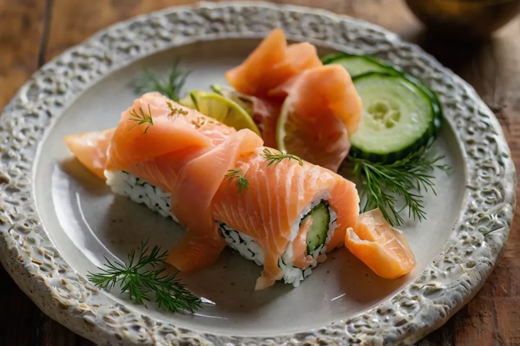 chatelaine smoked salmon roll