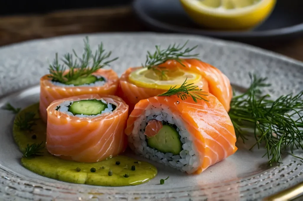 chatelaine smoked salmon roll