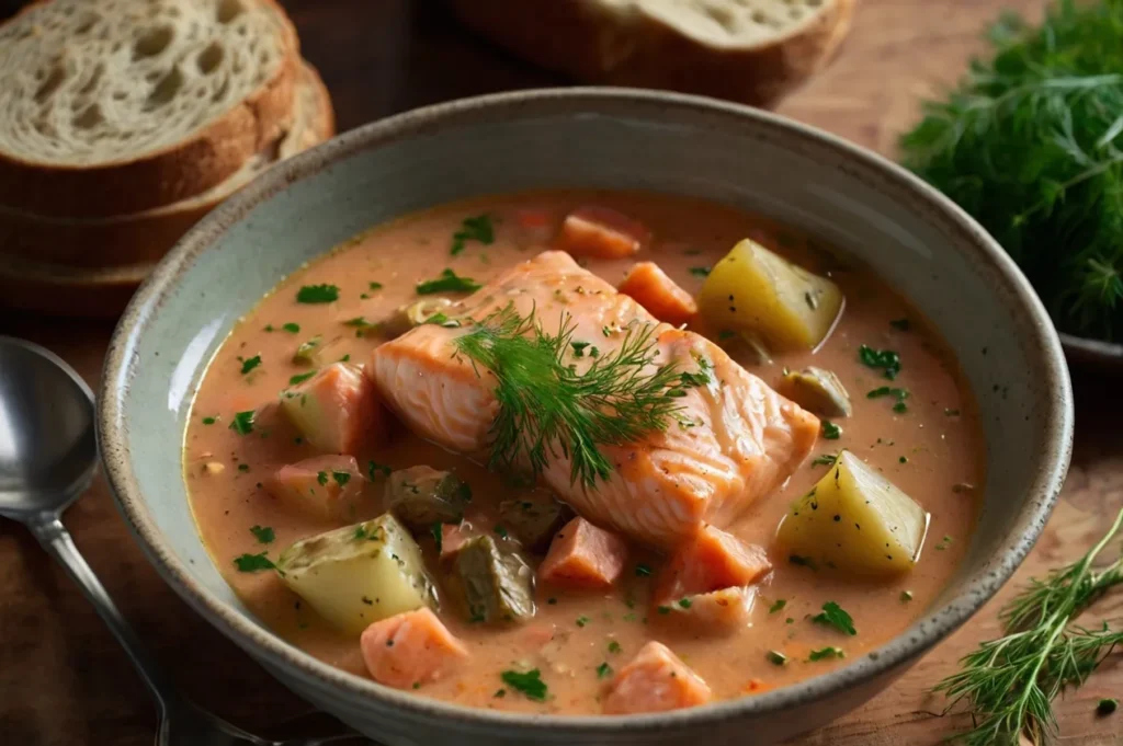 salmon stew