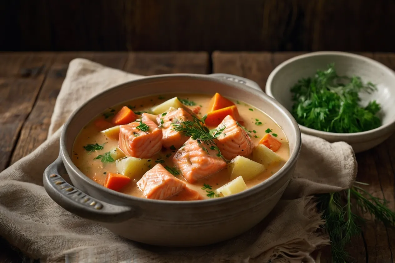 salmon stew recipe