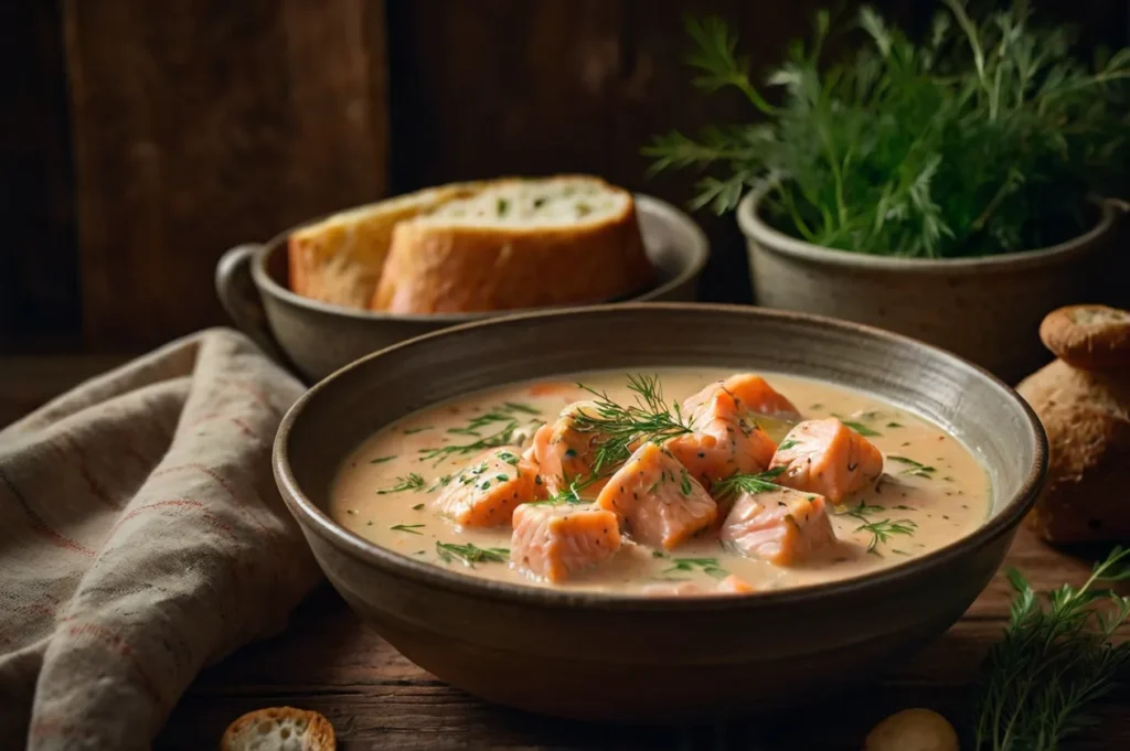 how to make salmon stew