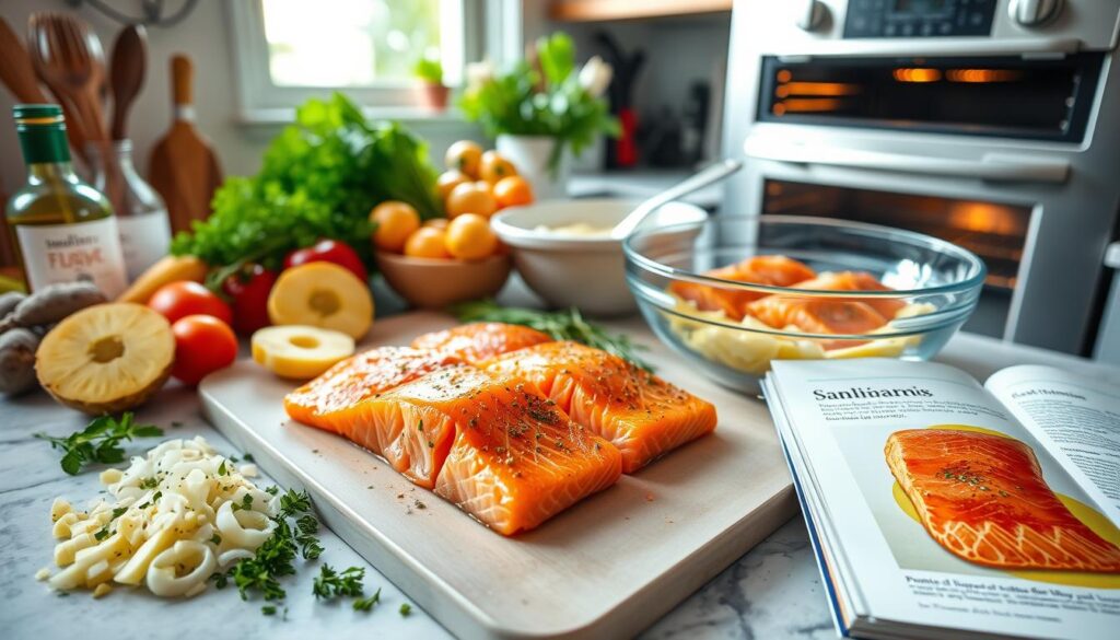 Oven-Baked Salmon Preparation Steps