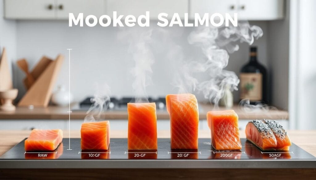 salmon temperature stages