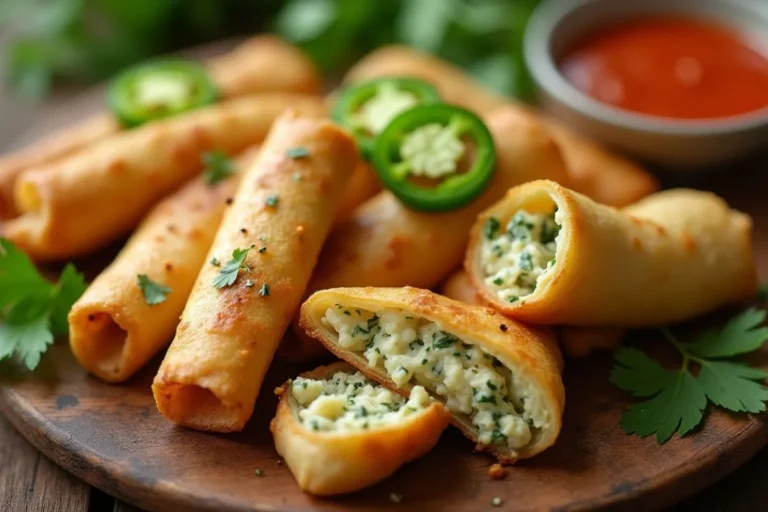 egg roll wrapper goat cheese jalapeno recipe