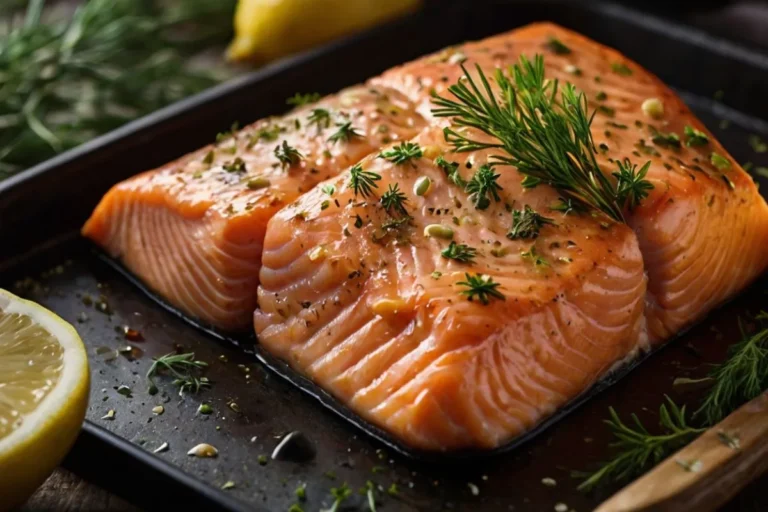 baked salmon temperature